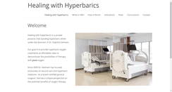 Desktop Screenshot of healingwithhyperbarics.com